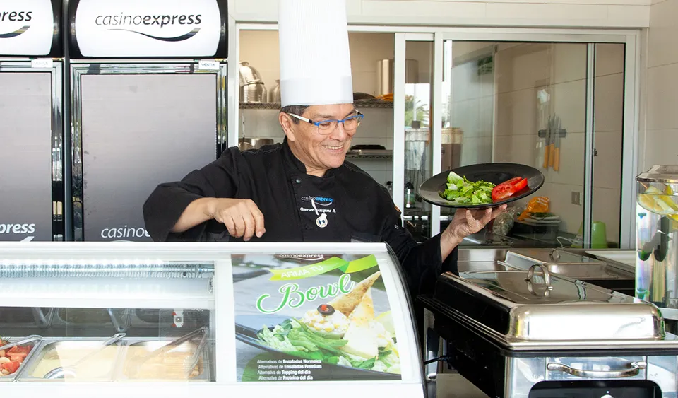 Servicio de alimentación transportado Casino Express