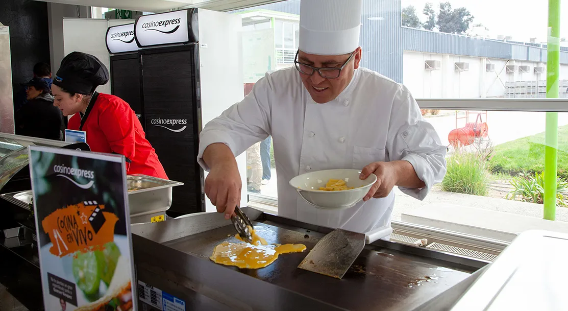 Servicio de alimentación in situ Casino Express