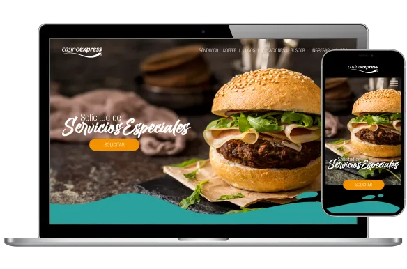 Plataforma para solicitudes de servicios Casino Express